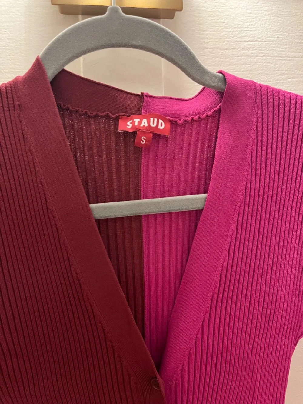 Staud Shoko Color block sweater dress (M) - Picture 3 of 3